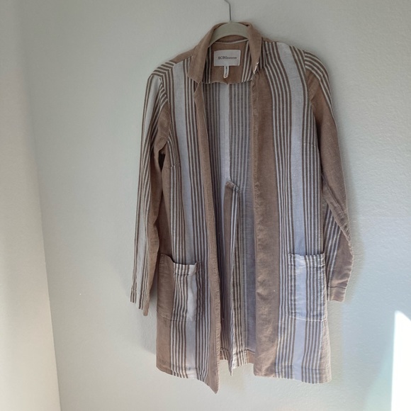 **BCNGeneration Linen Blended Blazer | Women's Fashion Jacket - Picture 3 of 6